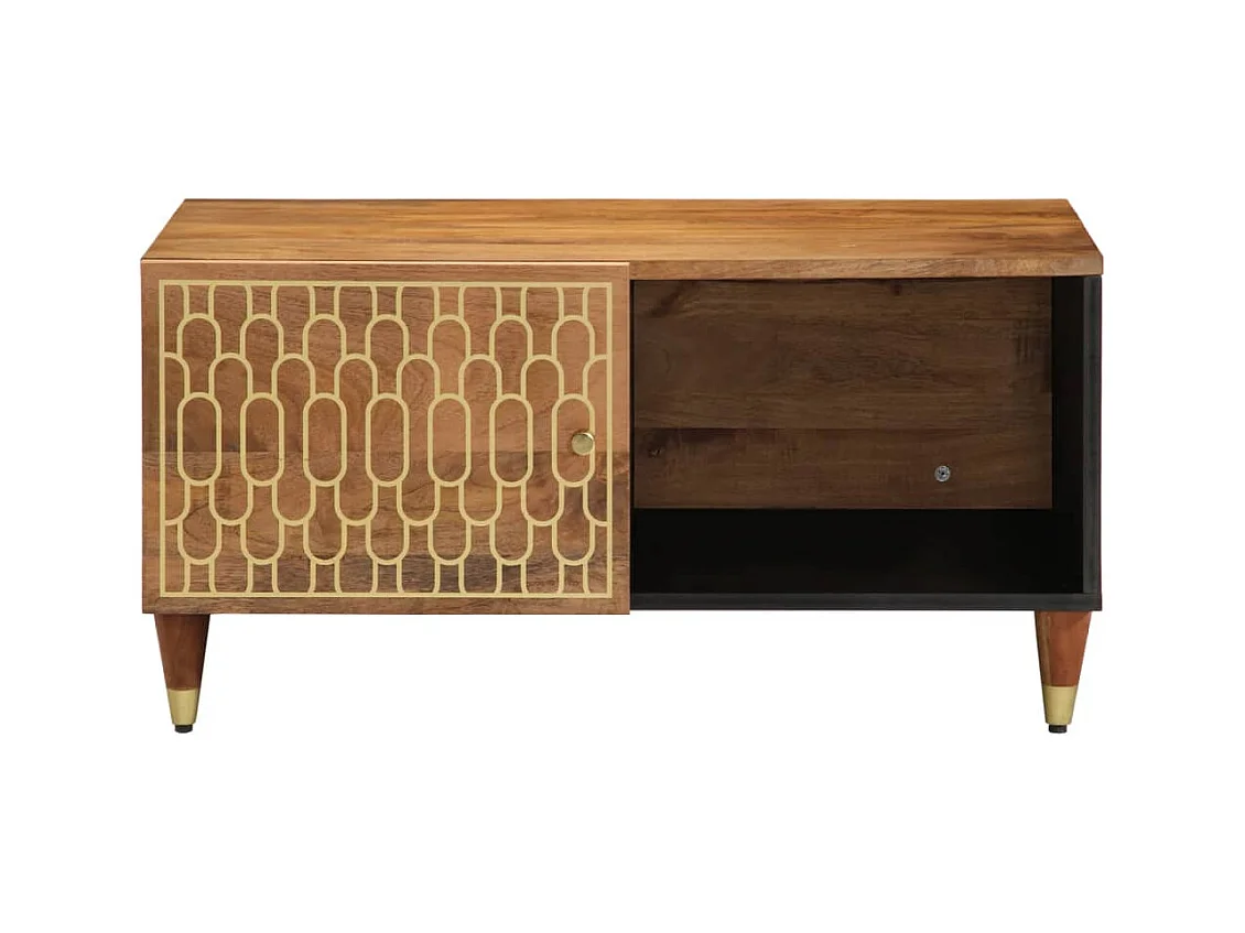 Table basse 80x50x40 cm bois de manguier massif