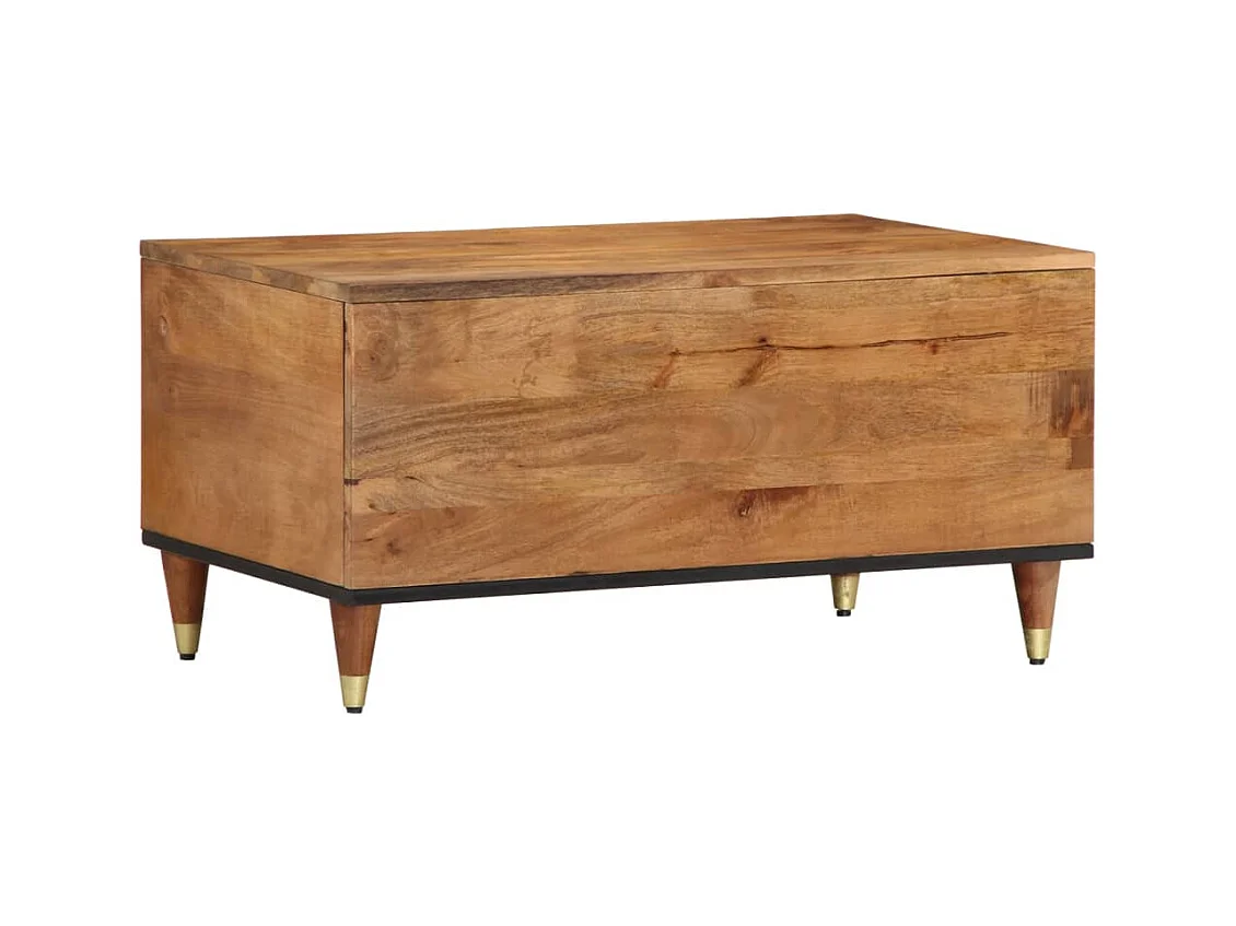 Table basse 80x50x40 cm bois de manguier massif