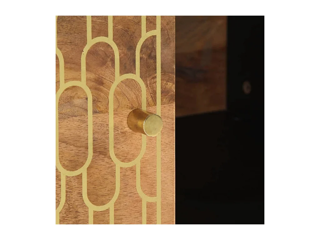 Table basse 80x50x40 cm bois de manguier massif