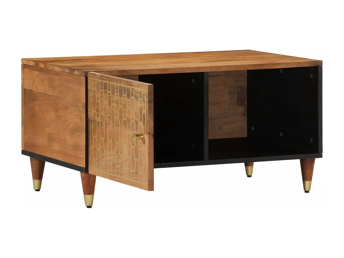 Table basse 80x50x40 cm bois de manguier massif