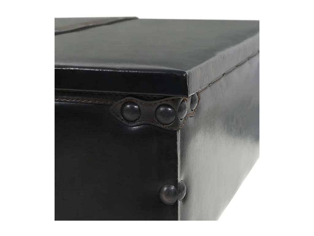 Table basse MDF et bois de sapin 110x55x43 cm