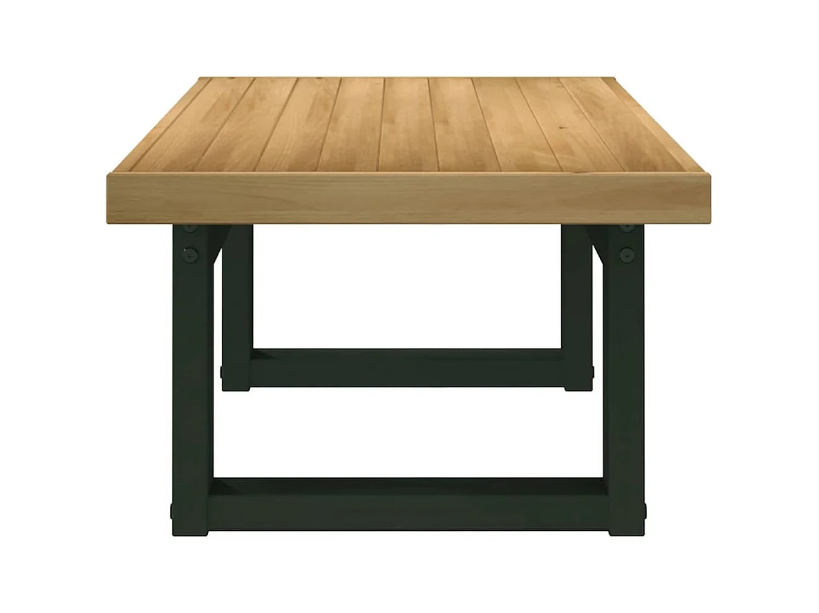 Table basse NOAIN pieds en forme de U 120x60x40 cm massif pin