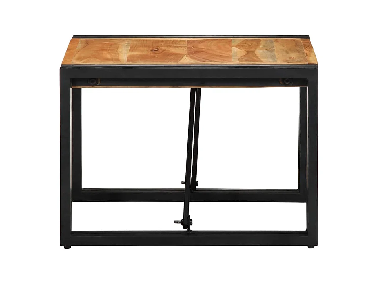 Table basse 50x50x35 cm bois massif d'acacia