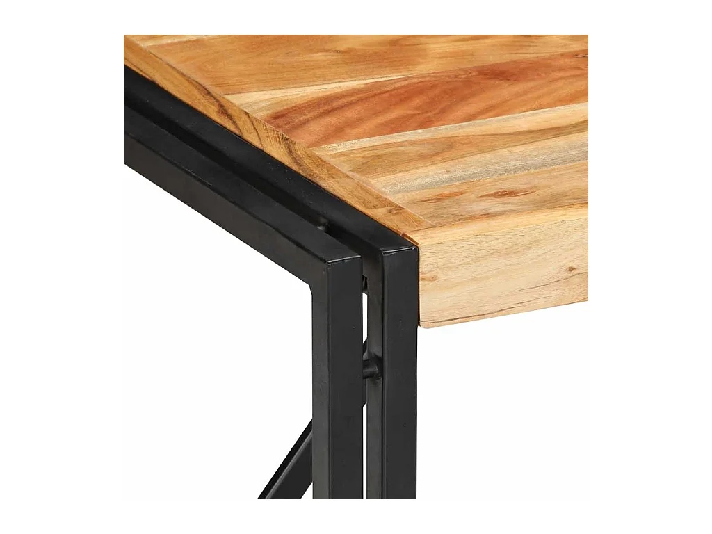 Table basse 50x50x35 cm bois massif d'acacia