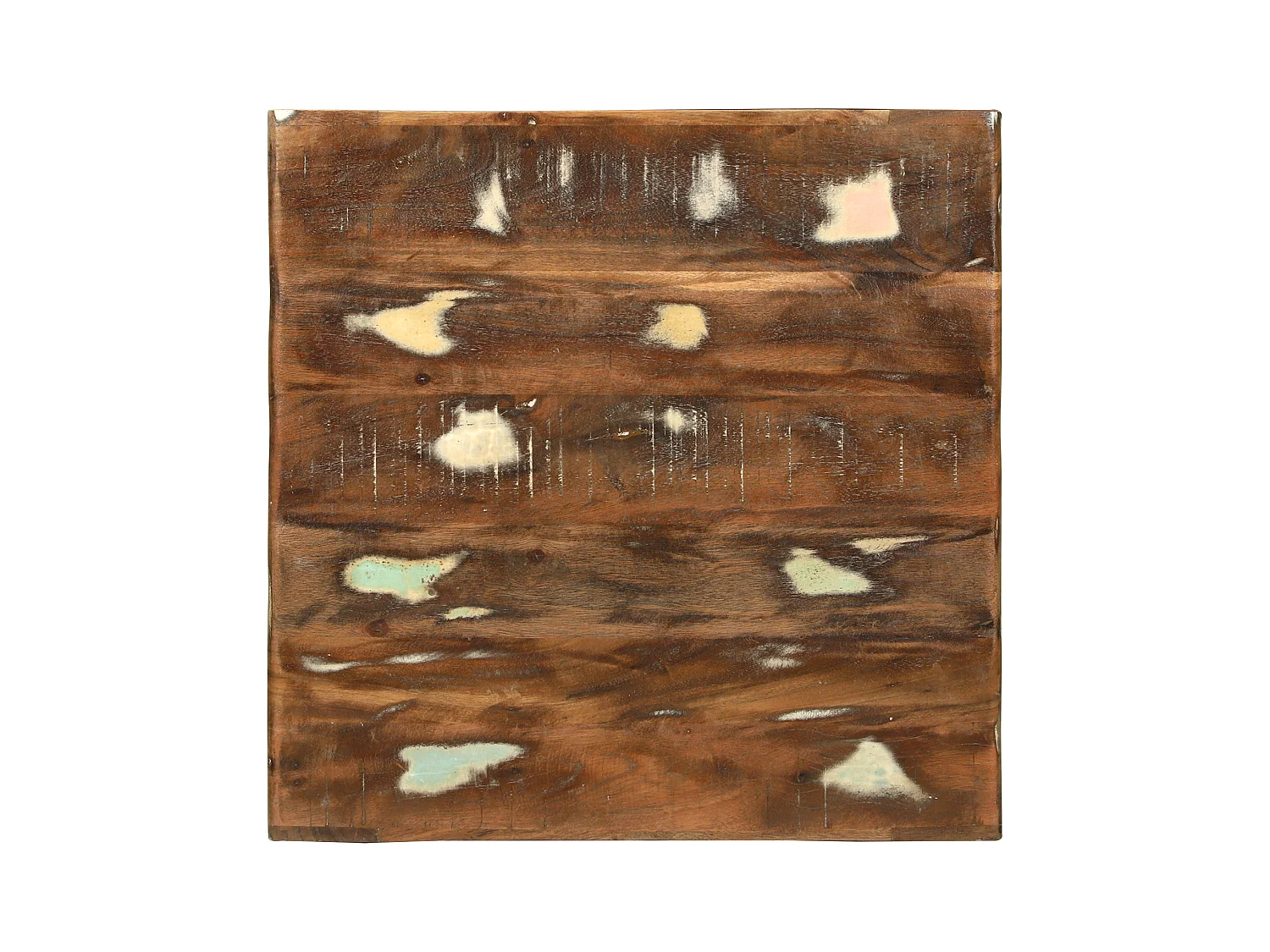 Table basse 50x50x35 cm en bois de récupération