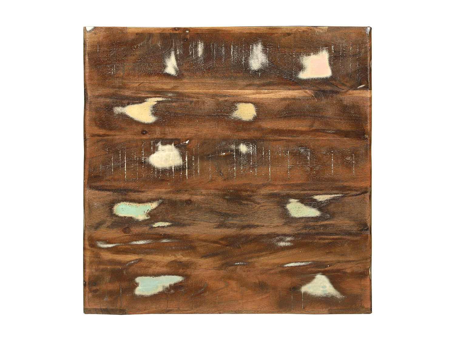 Table basse 50x50x35 cm en bois de récupération