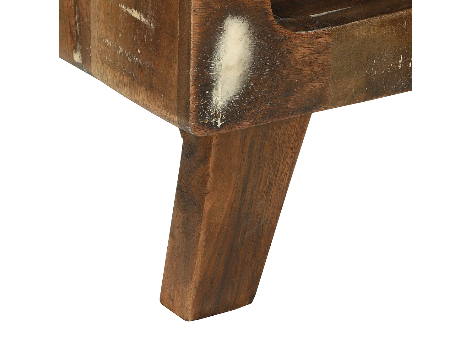 Table basse 50x50x35 cm en bois de récupération