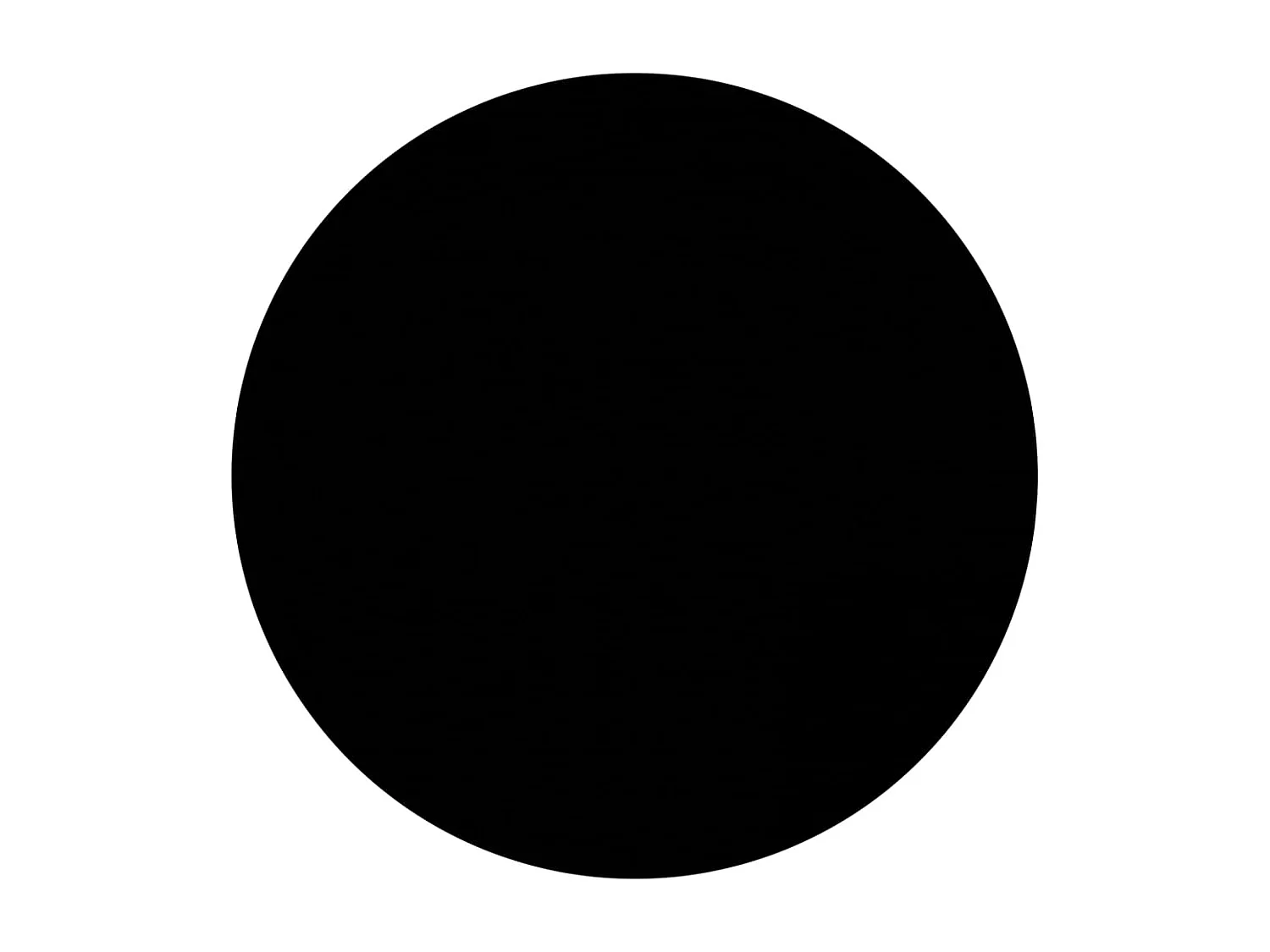 Table basse Noir 40 cm Verre trempé