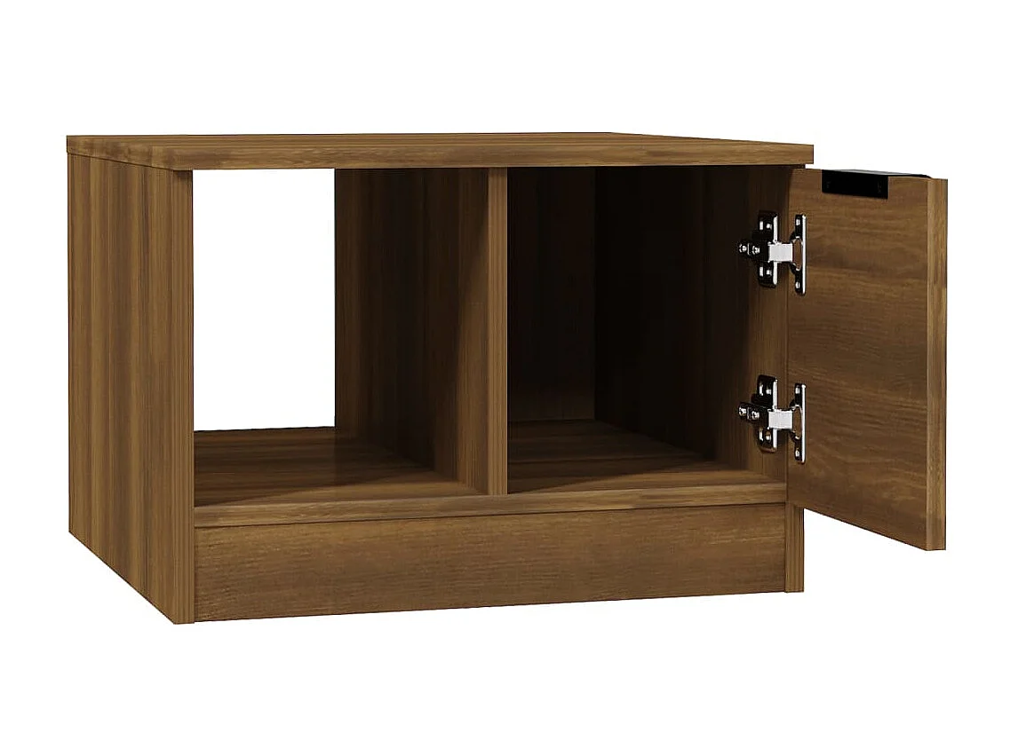 Salontafel Bruin eiken 50x50x36 cm Technisch hout