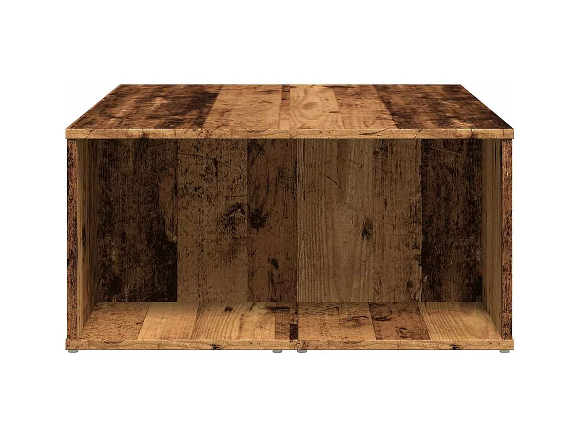 Table basse vieux bois 90x67x33 cm bois d'ingénierie