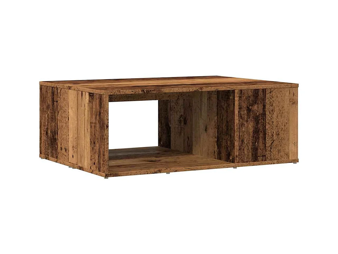 Table basse vieux bois 90x67x33 cm bois d'ingénierie