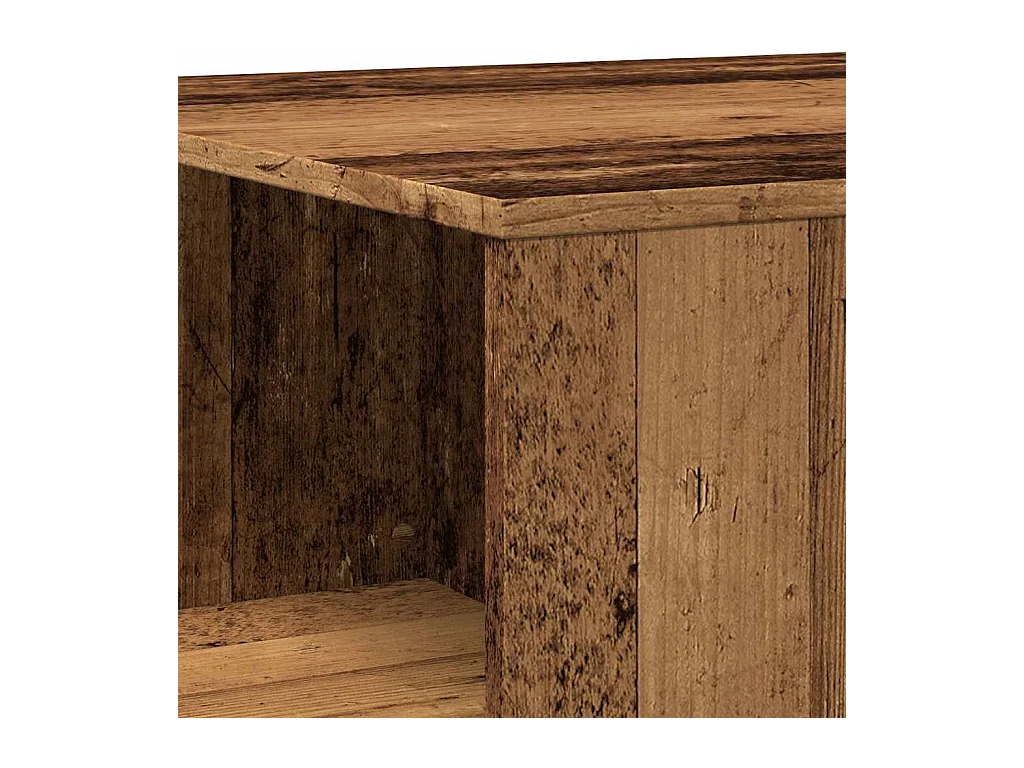 Table basse vieux bois 90x67x33 cm bois d'ingénierie