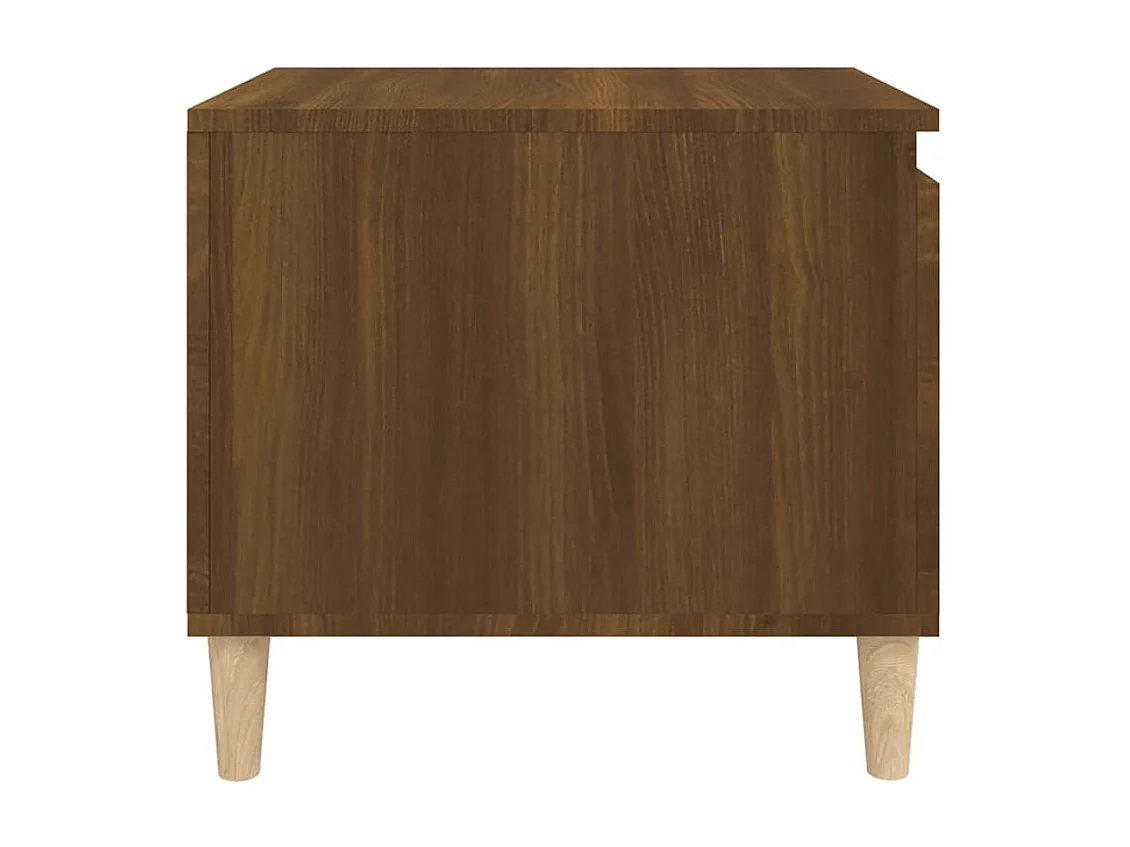 Table basse Chêne marron 100x50x45 cm Bois d'ingénierie