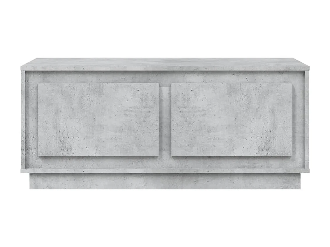 Betongrauer Couchtisch 102x50x44 cm Holzwerkstoff