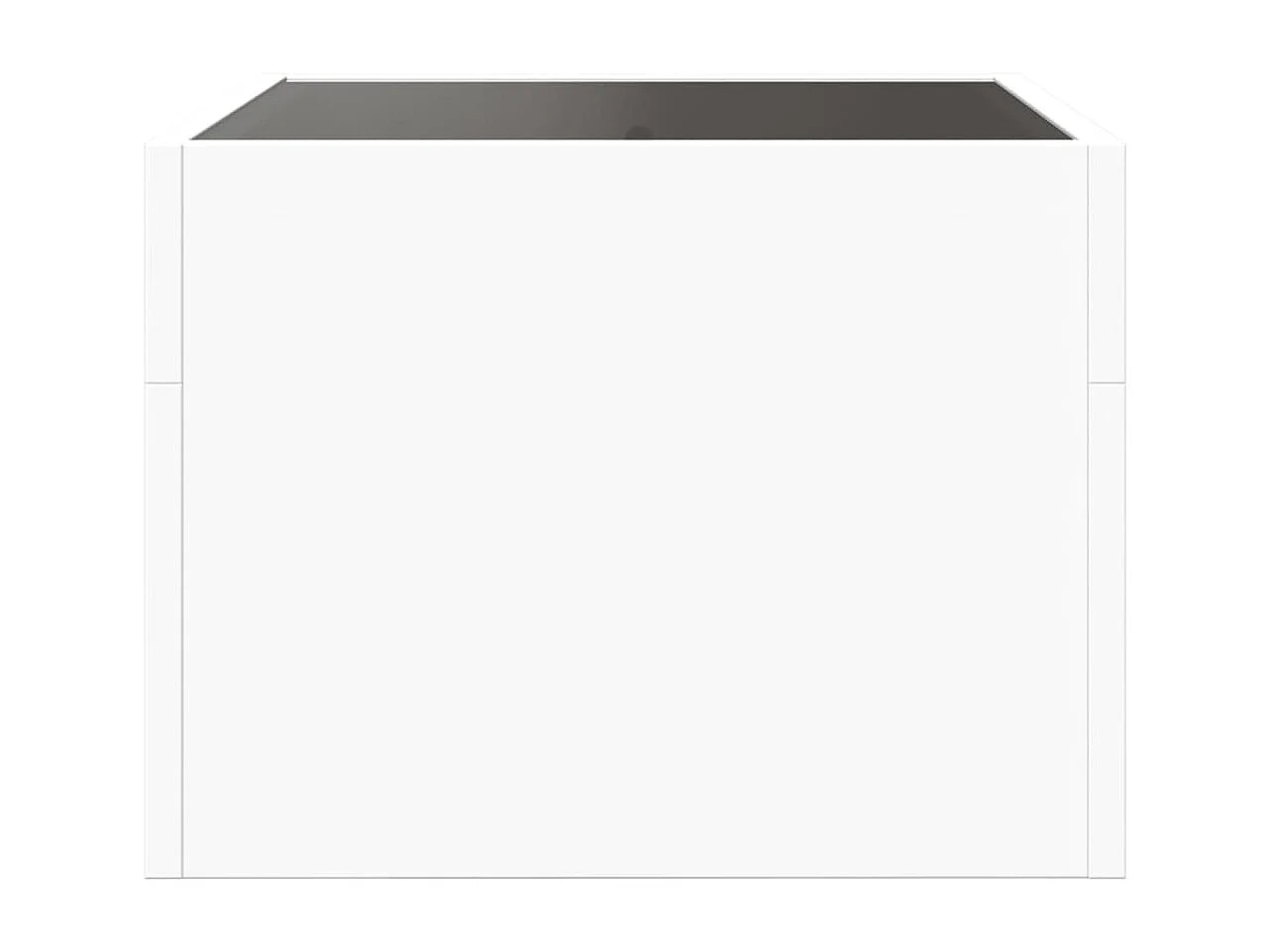 Mesa de centro con LED infinito blanco 40x40x30 cm