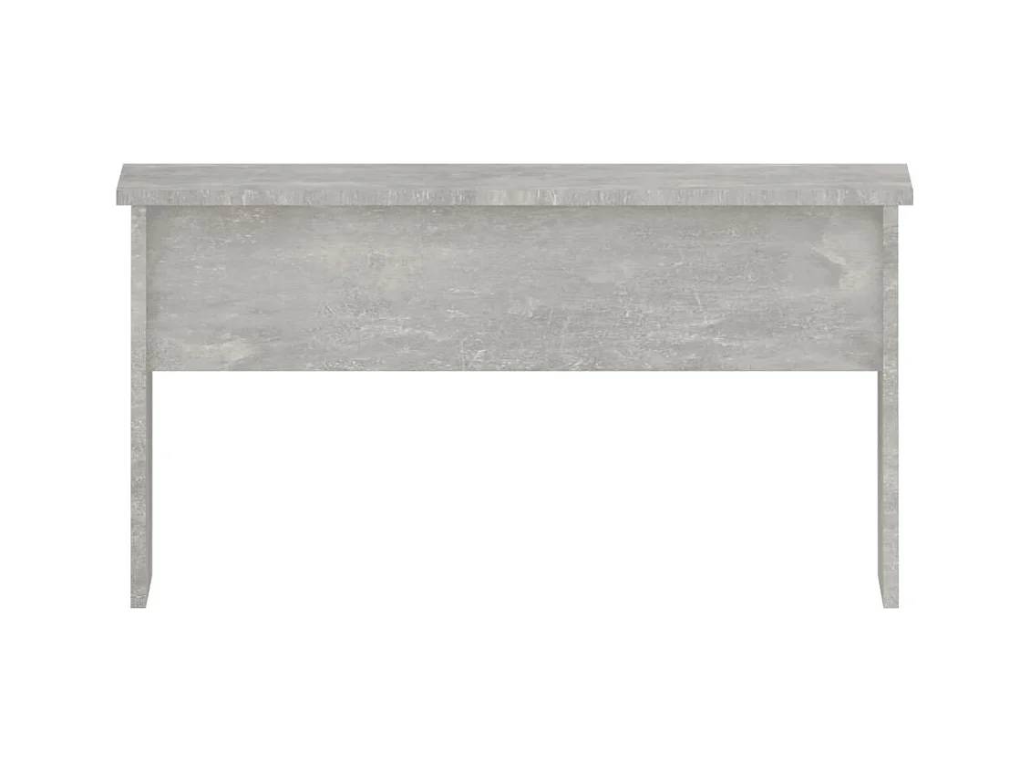 Mesa de centro gris hormigón 80x50,5x41,5 cm madera de ingeniería