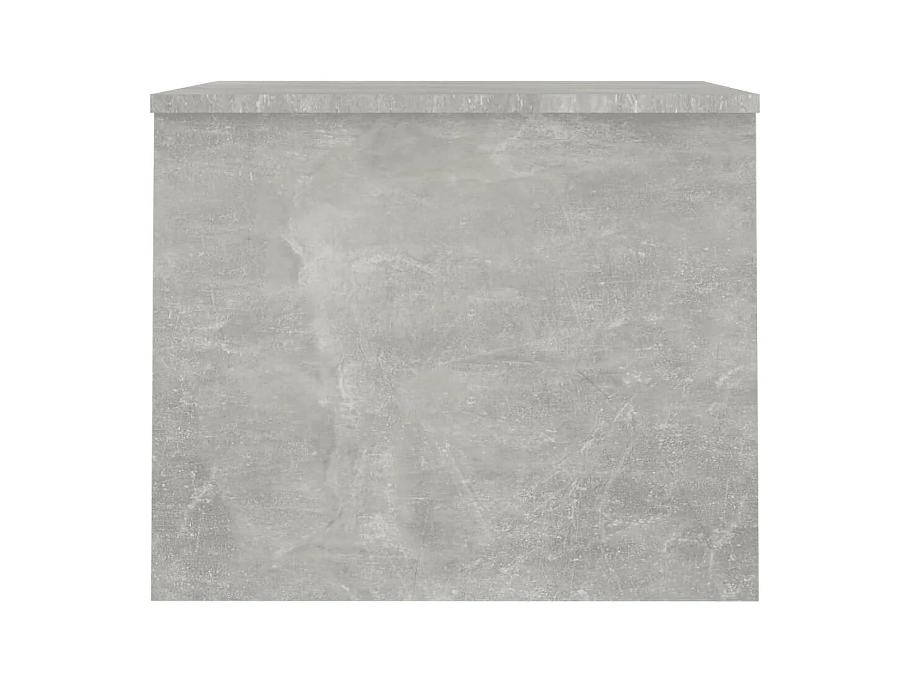 Mesa de centro gris hormigón 80x50,5x41,5 cm madera de ingeniería