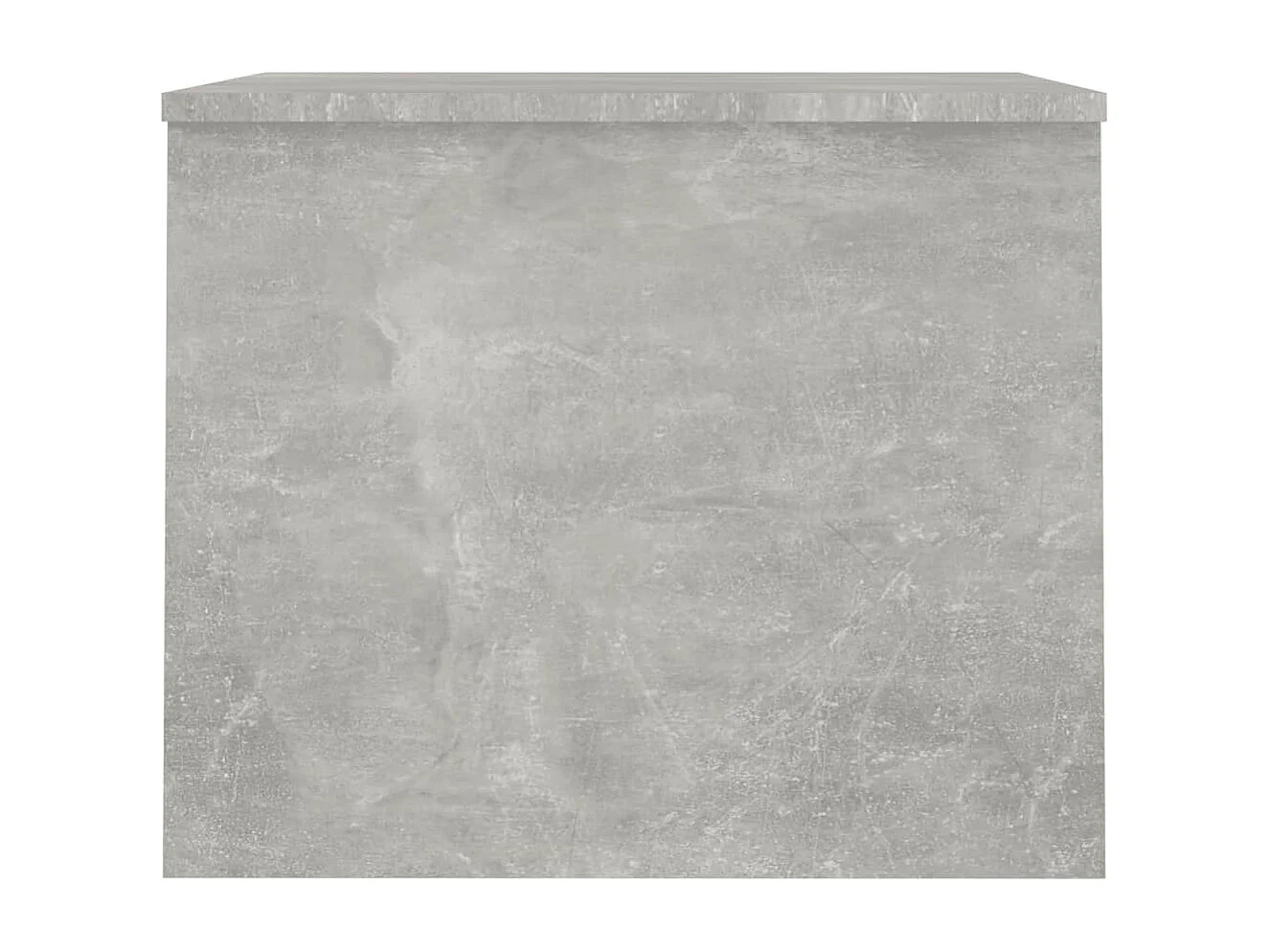 Table basse gris béton 80x50,5x41,5 cm bois d'ingénierie