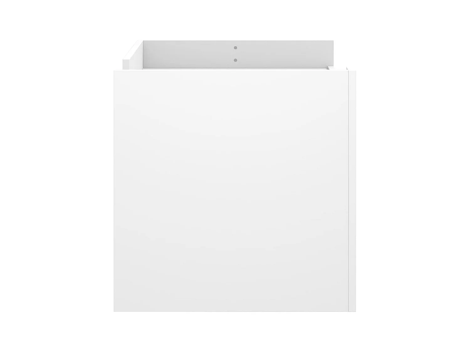 Table basse blanc 100x50x50 cm bois d'ingénierie