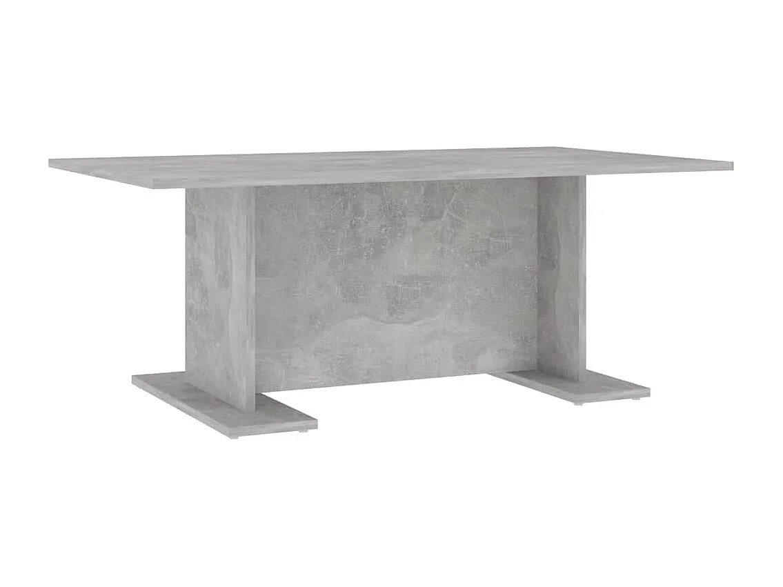 Table basse gris béton 103,5x60x40 cm bois d'ingénierie