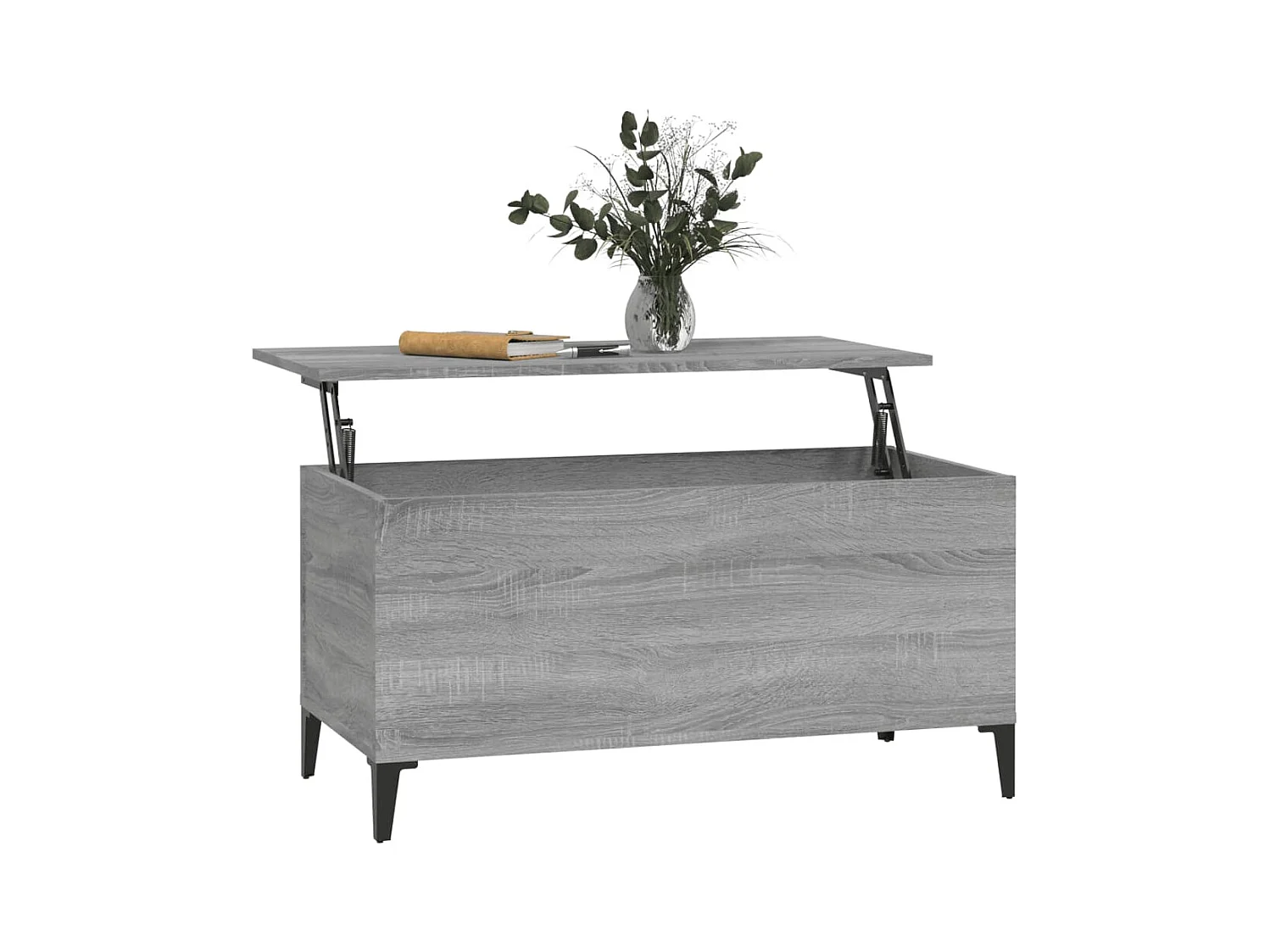 Sonoma salontafel grijs 90x44,5x45 cm Technisch hout