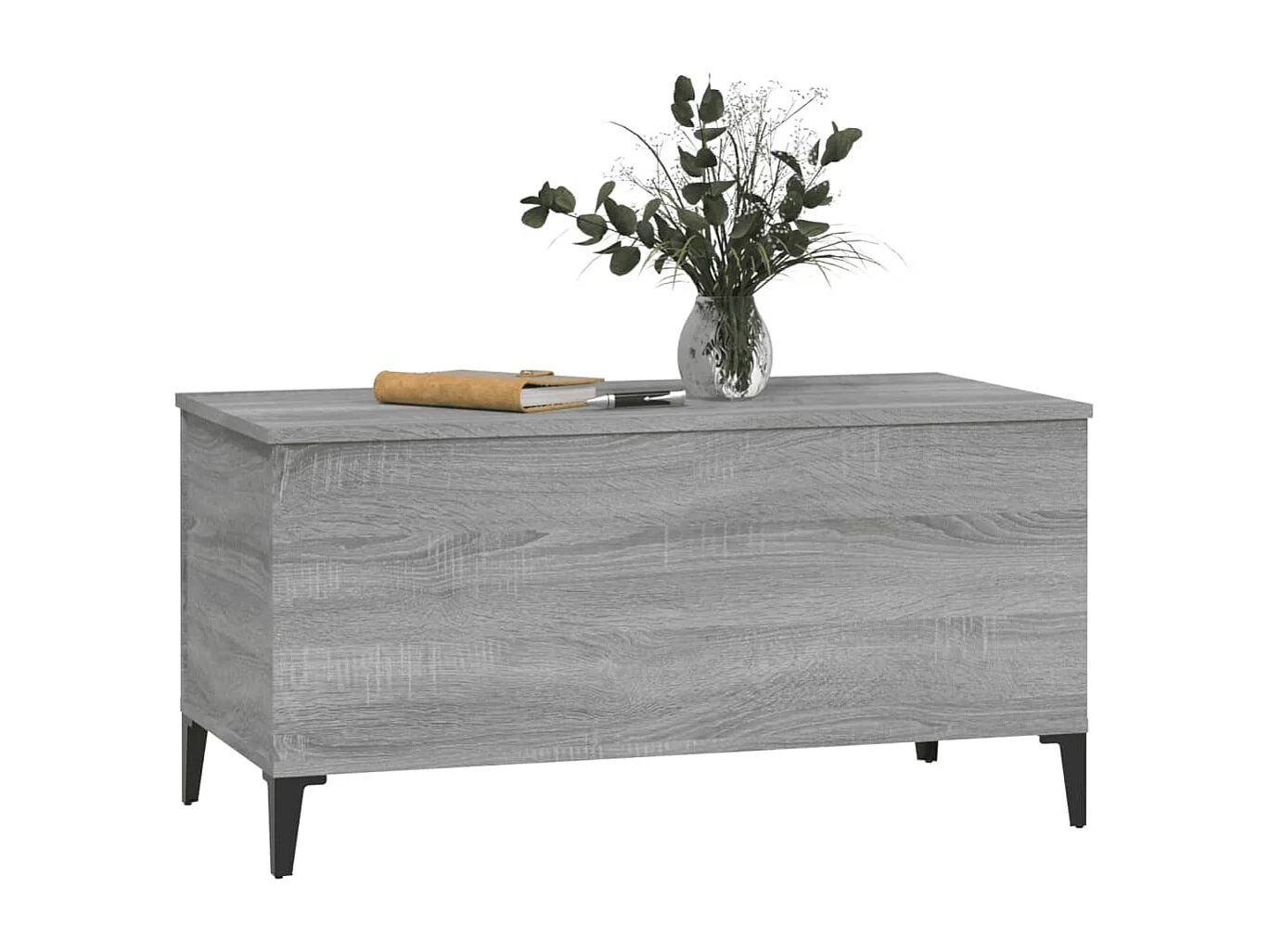 Mesa de centro Sonoma gris 90x44,5x45 cm Madera de ingeniería