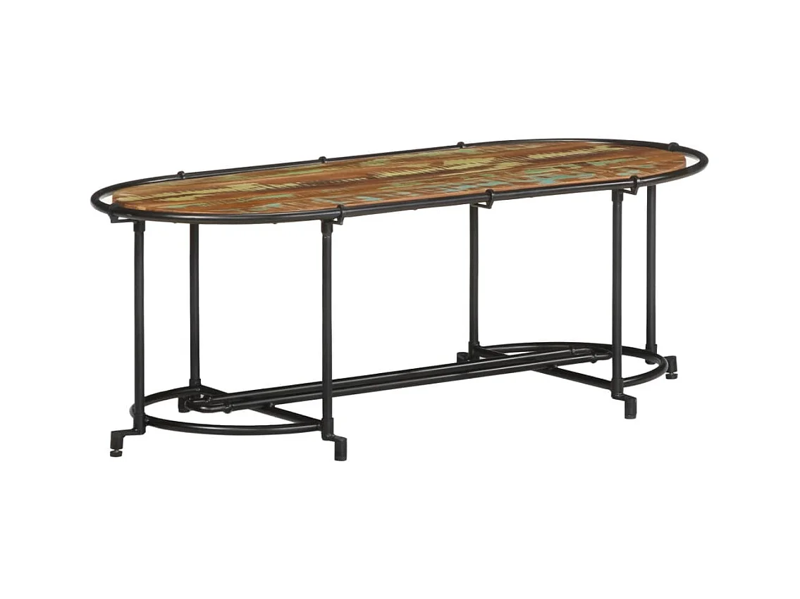 Salontafel 110x55x40 cm massief gerecycled hout