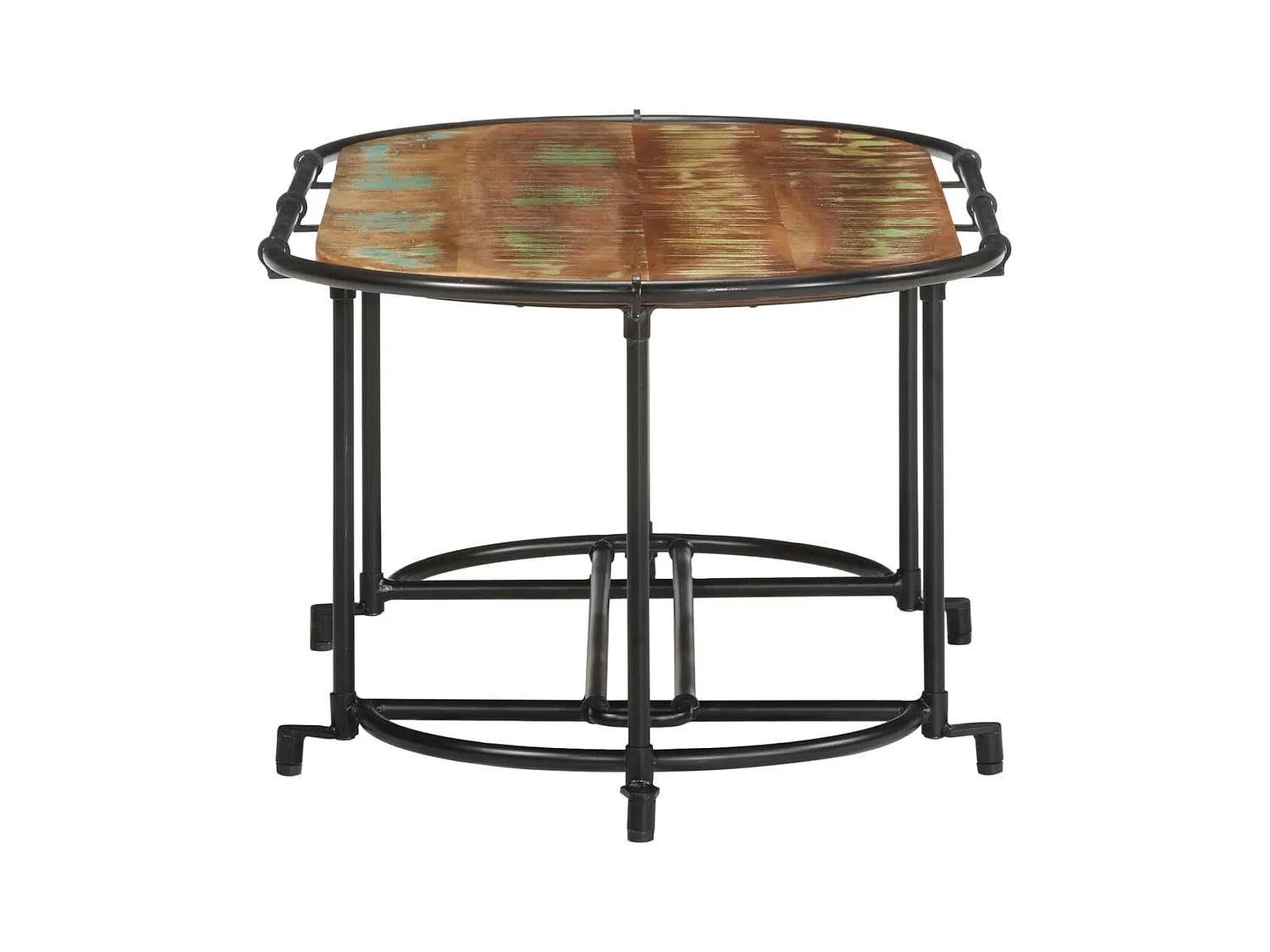 Salontafel 110x55x40 cm massief gerecycled hout