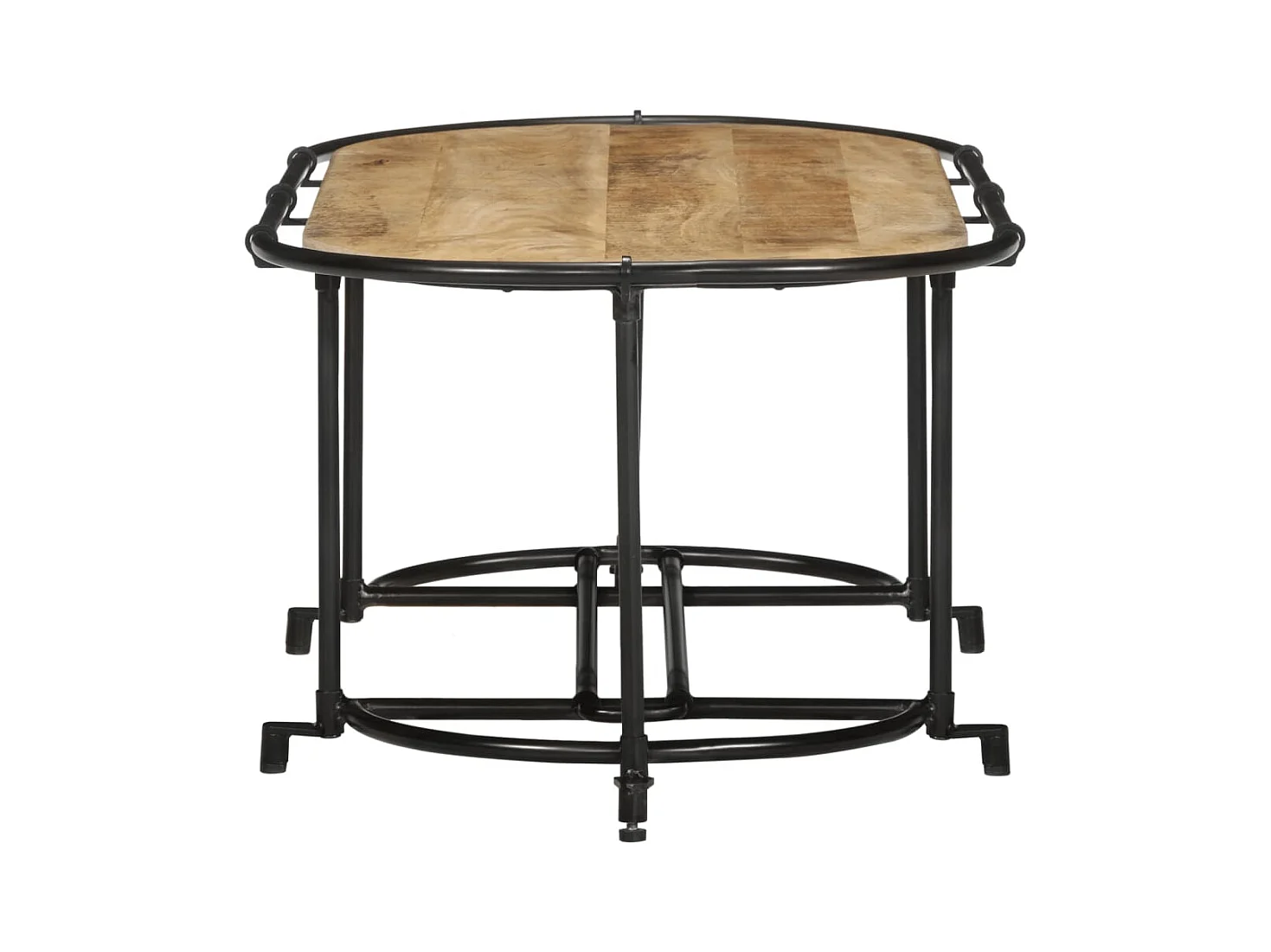 Table basse 110x55x40 cm bois de manguier massif brut