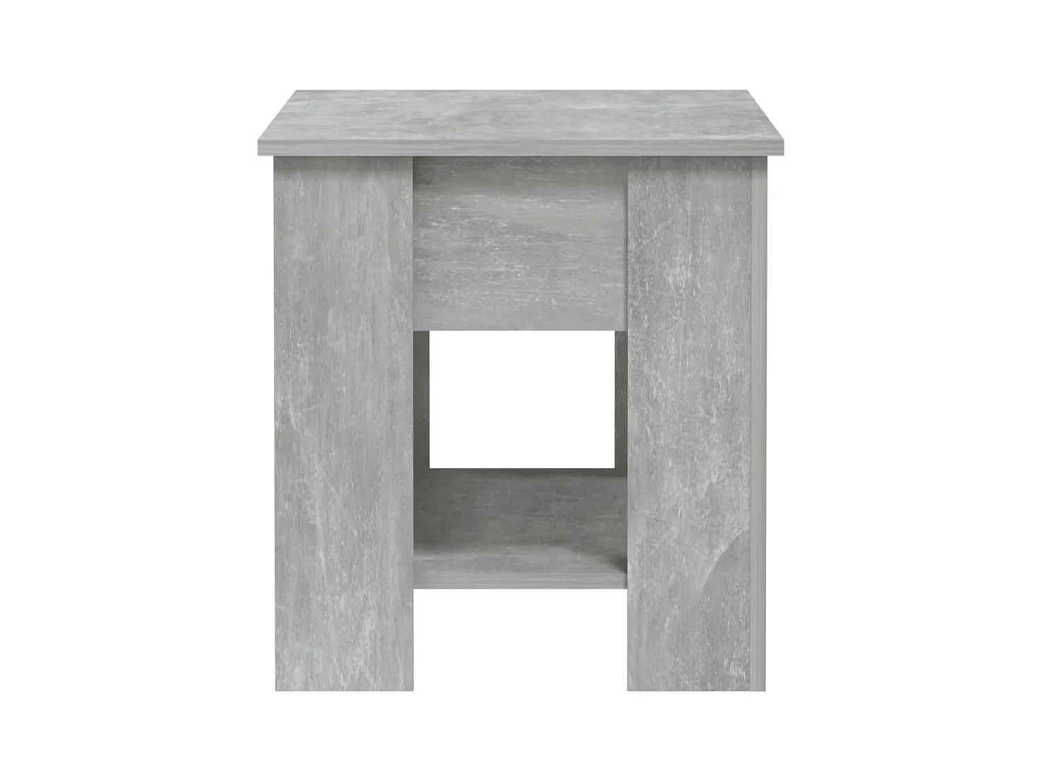 Tavolino da caffè grigio cemento 101x49x52 cm in legno ingegnerizzato