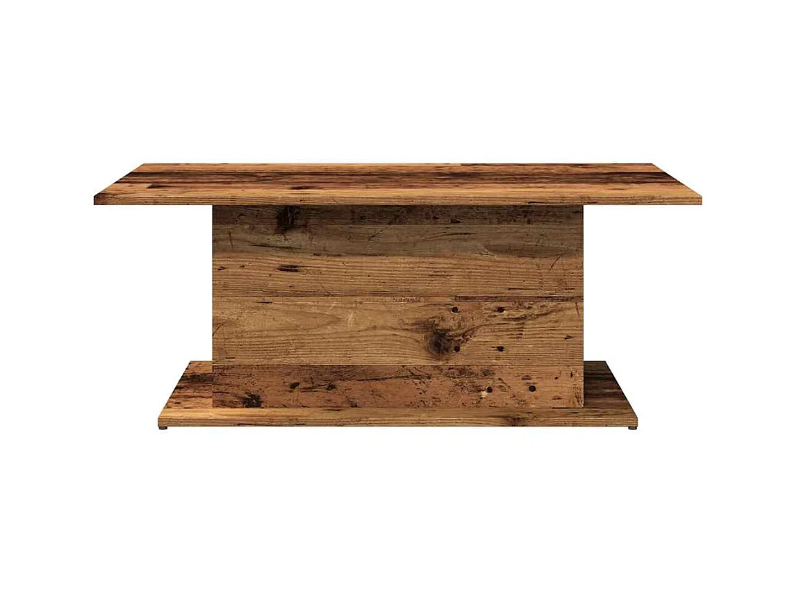 Table basse vieux bois 102x55,5x40 cm bois d'ingénierie