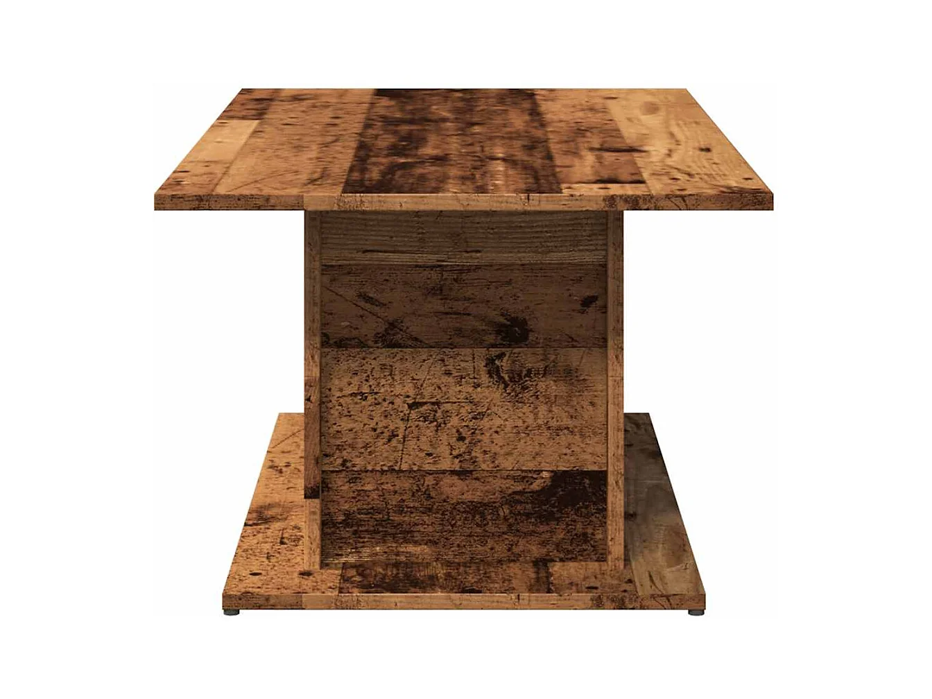 Table basse vieux bois 102x55,5x40 cm bois d'ingénierie