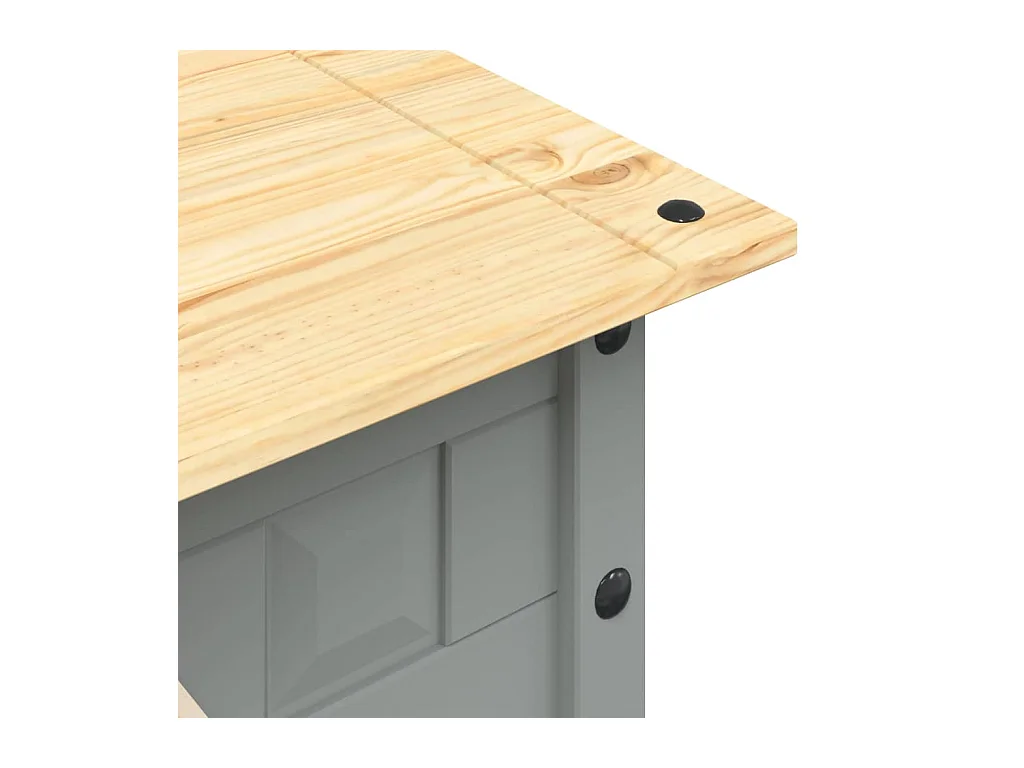 Table basse Pin mexicain Gamme Corona Gris 100x55x44 cm