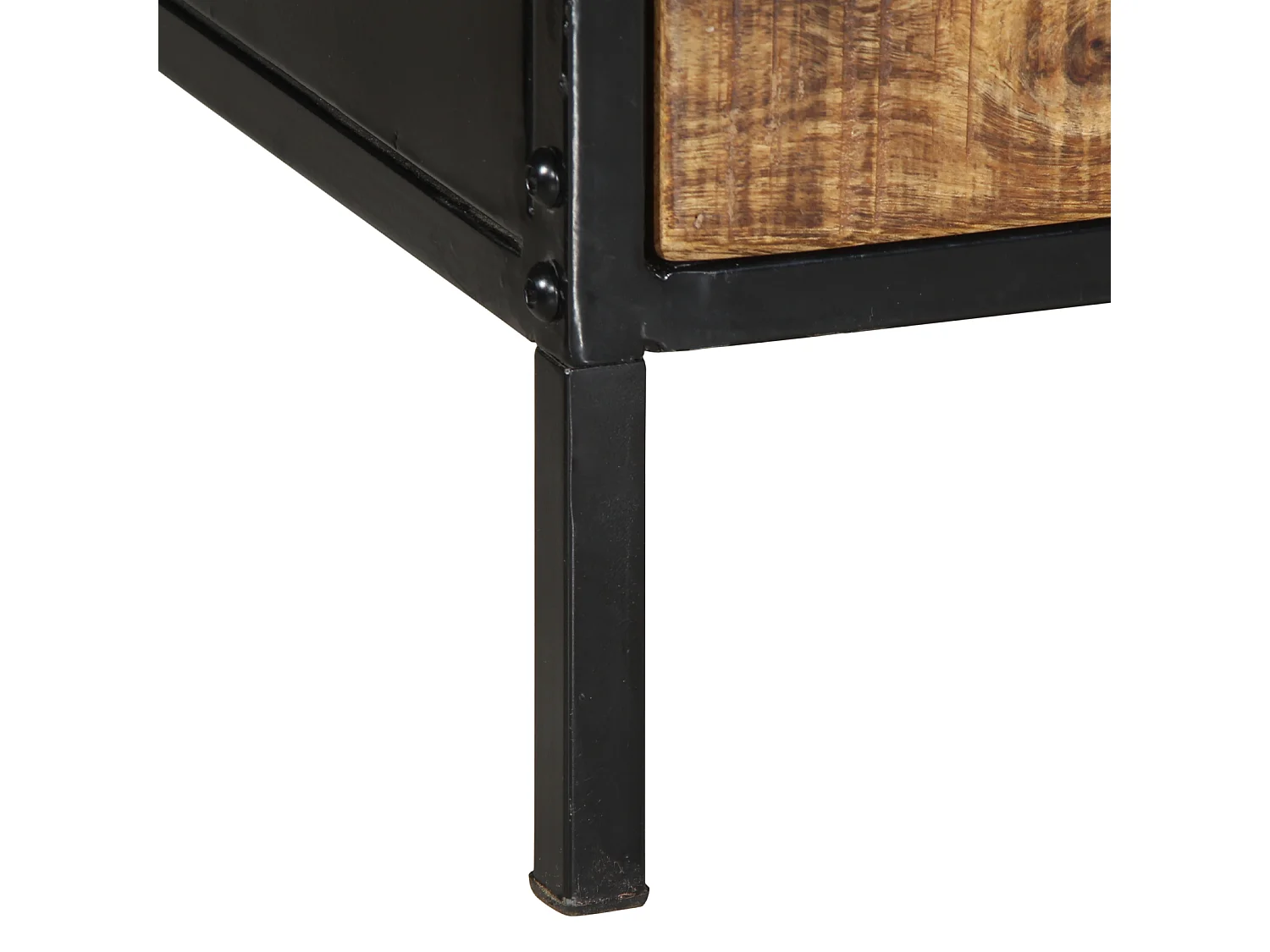 Table Basse 90x50x40 cm Bois Massif Brut de Manguier