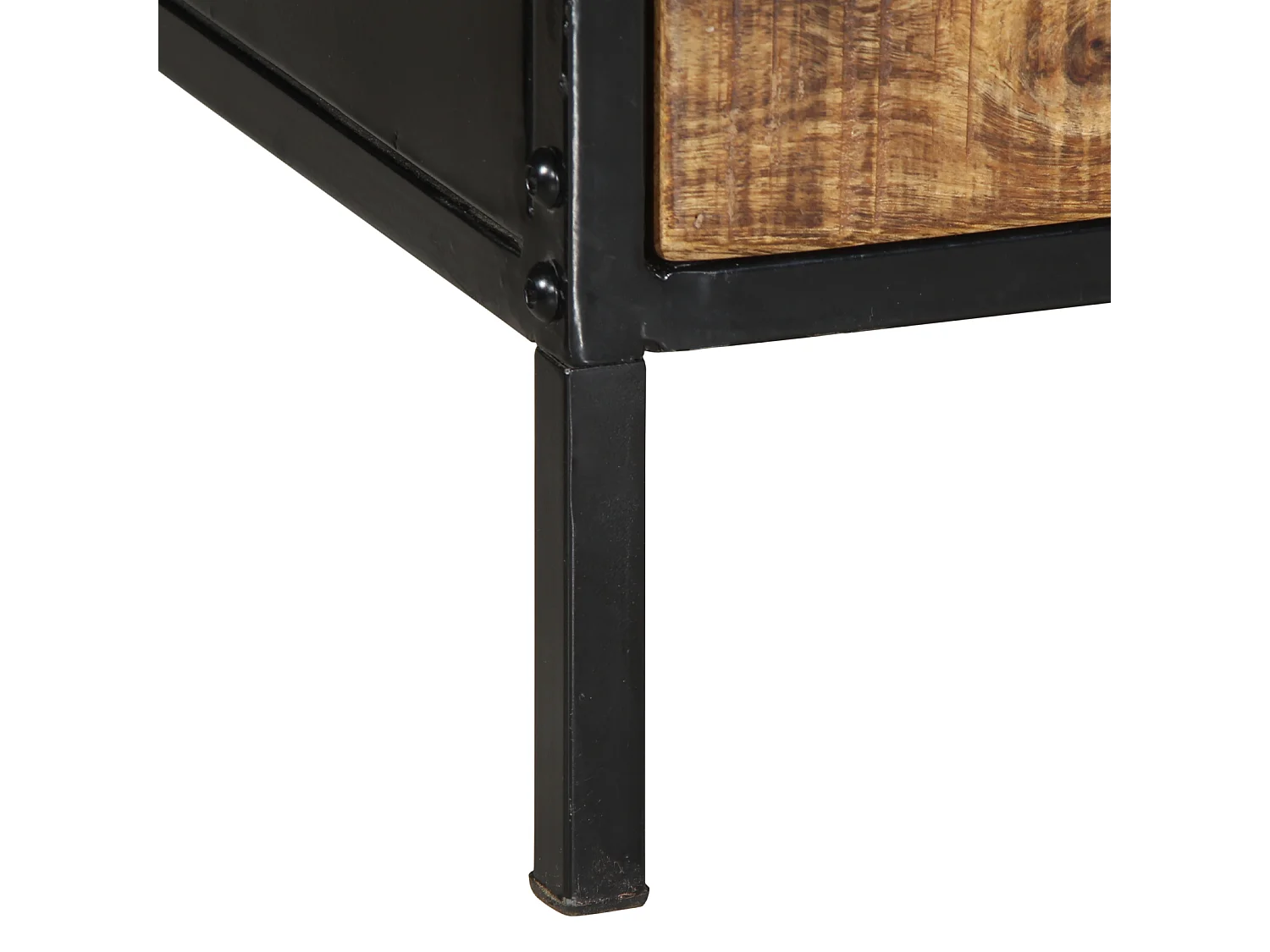 Table Basse 90x50x40 cm Bois Massif Brut de Manguier