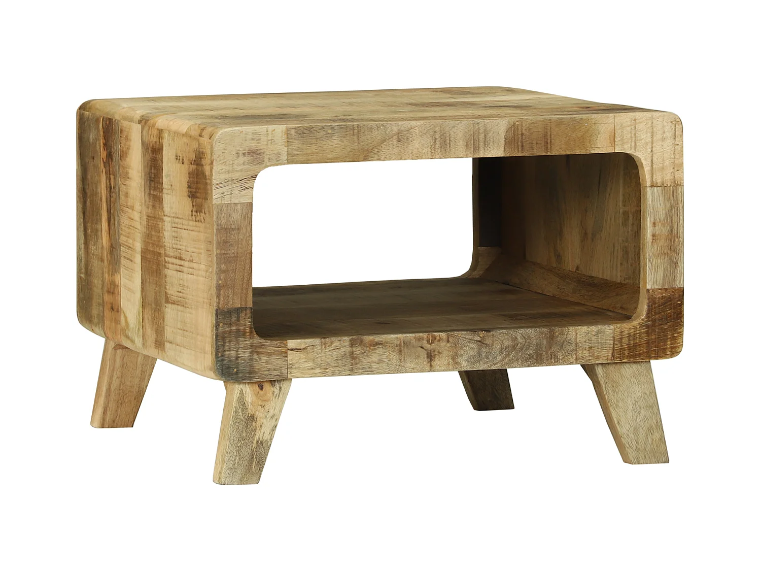 Table Basse 50x50x35 cm en Bois de Manguier Massif