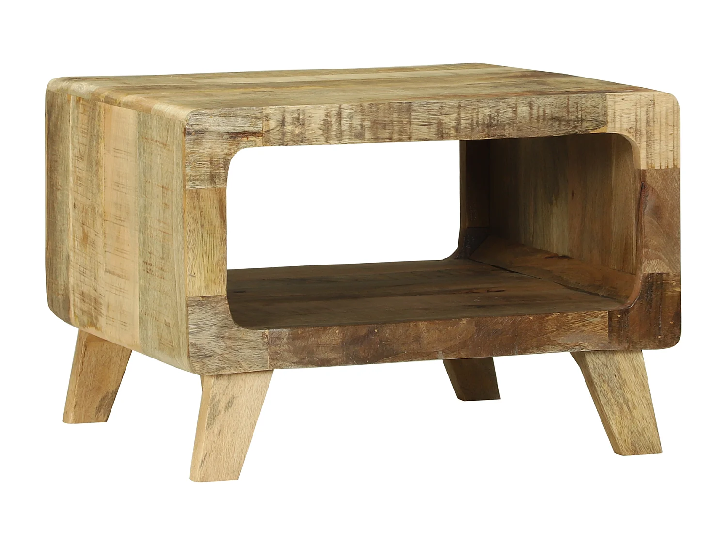 Table Basse 50x50x35 cm en Bois de Manguier Massif