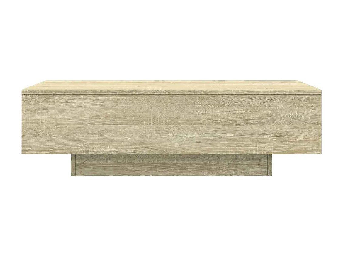 Mesa de centro de roble Sonoma 100x49,5x31 cm madera de ingeniería