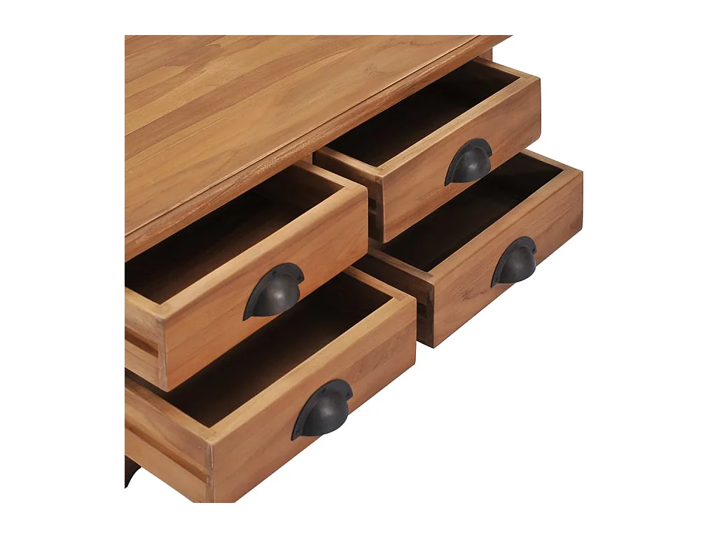 Mesa de centro 68x68x30 cm Madera maciza de teca