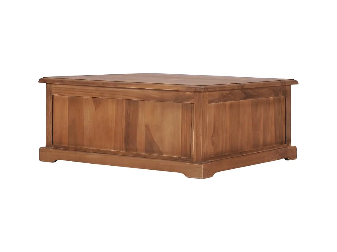 Mesa de centro 68x68x30 cm Madera maciza de teca