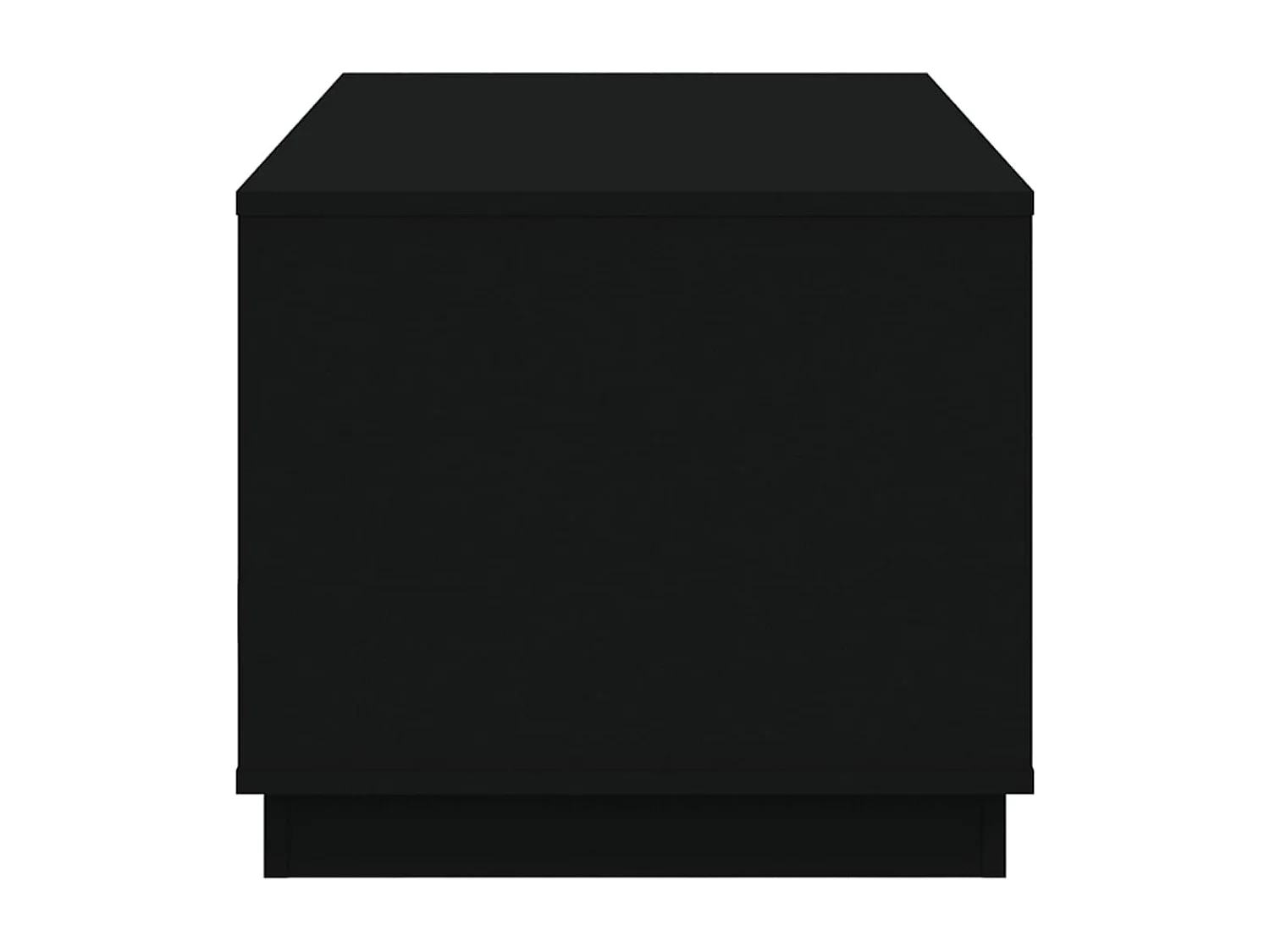 Table basse noir 102x50x44 cm bois d'ingénierie