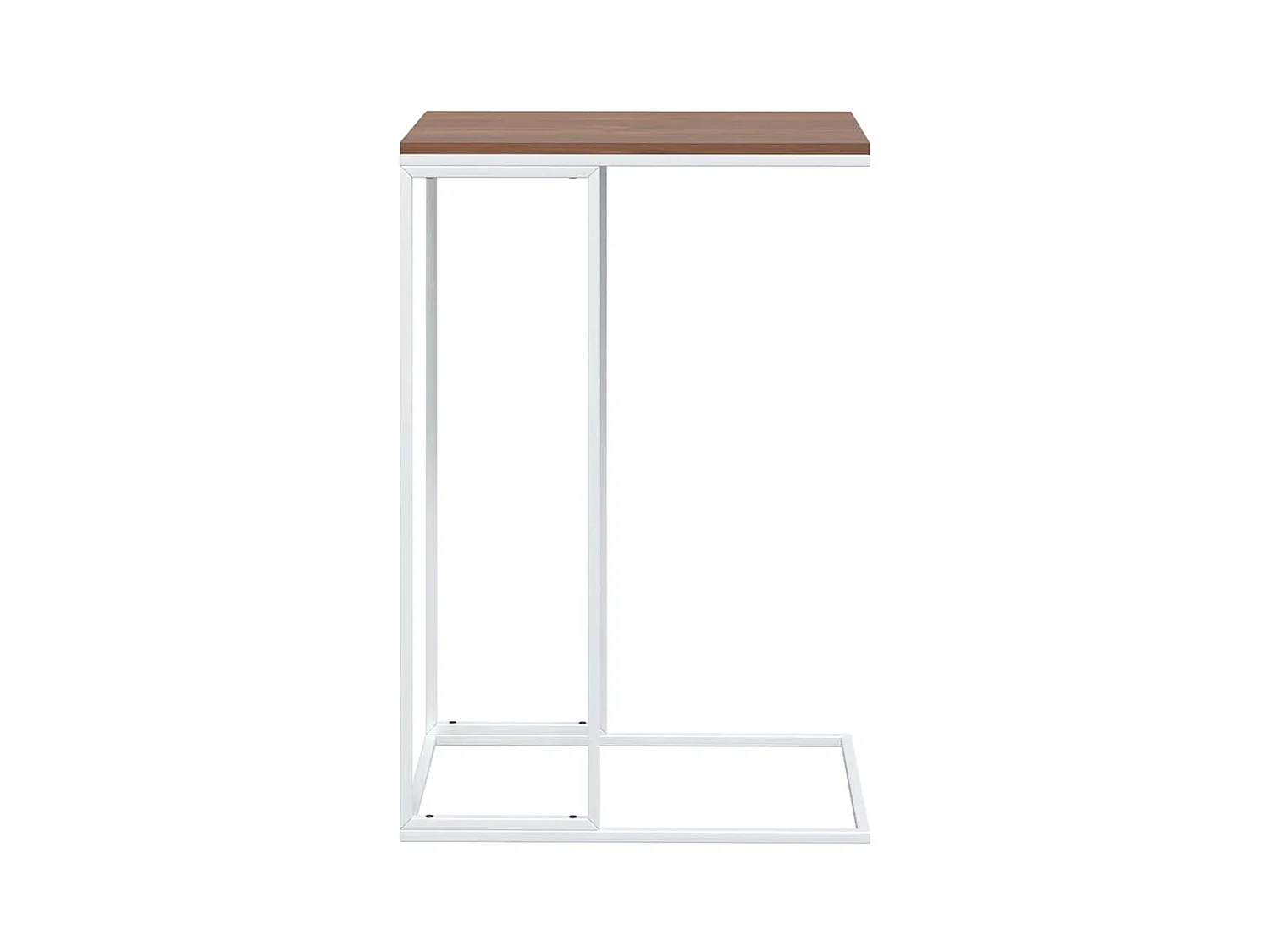 Table d'appoint Blanc 40x30x59 cm Bois d'ingénierie