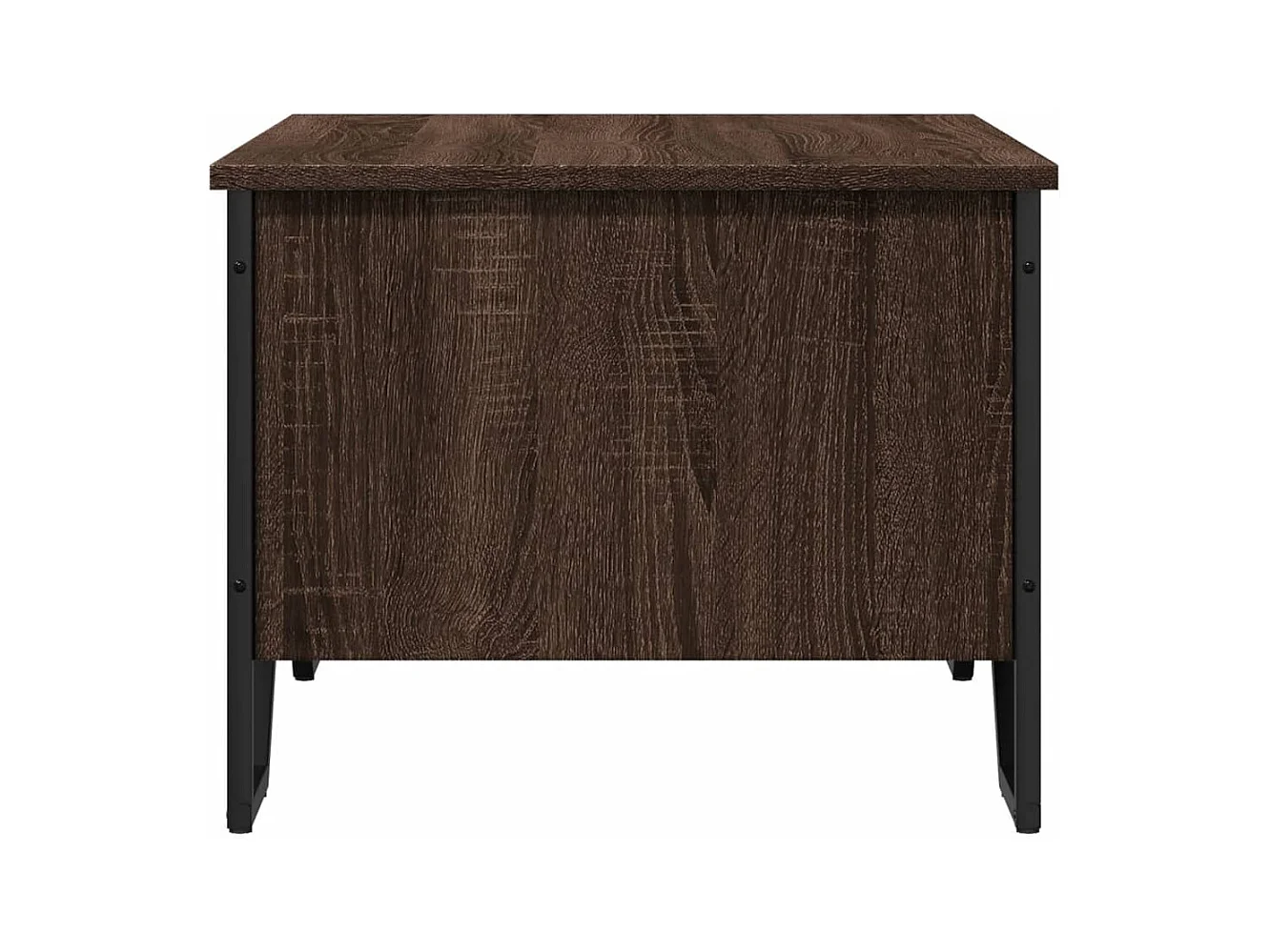 Tavolino da caffè in rovere marrone 75x51x40 cm in legno ingegnerizzato