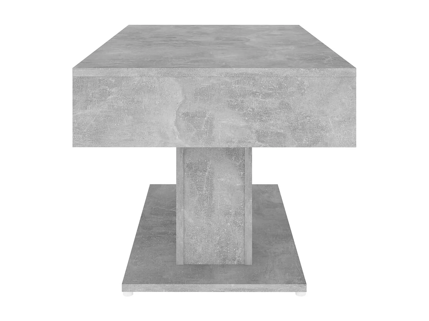Table basse gris béton 96x50x45 cm bois d'ingénierie