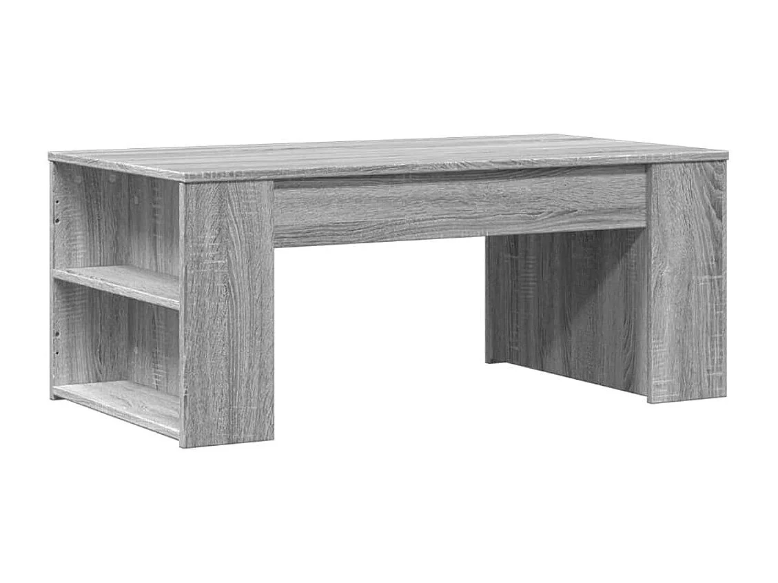 Mesa de centro Sonoma gris 102x55x42 cm madera de ingeniería