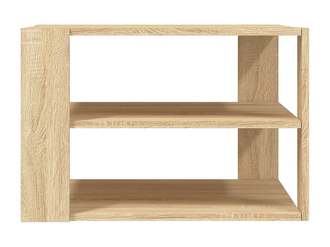 Table basse chêne sonoma 59,5x59,5x40 cm bois d'ingénierie