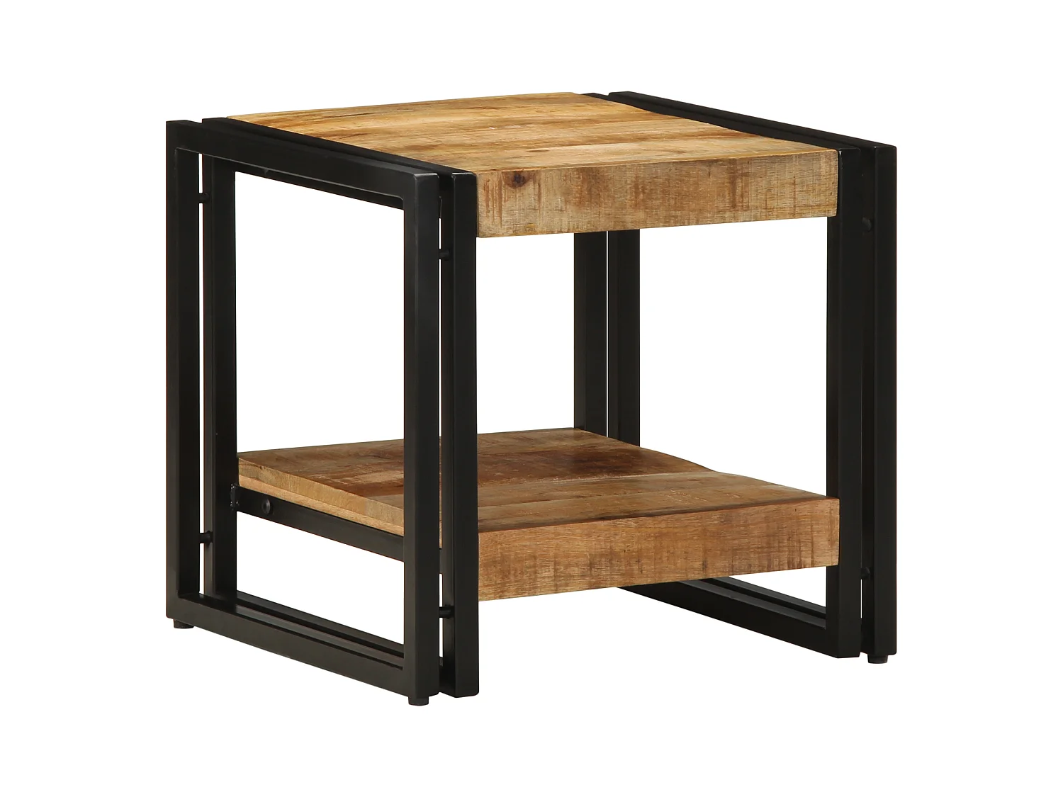 Table basse 40x50x38 cm en bois de manguier massif