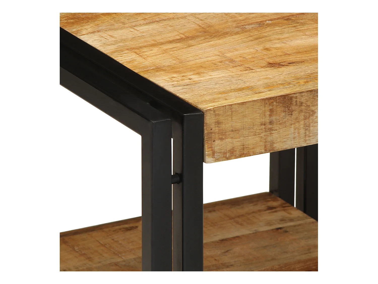 Table basse 40x50x38 cm en bois de manguier massif