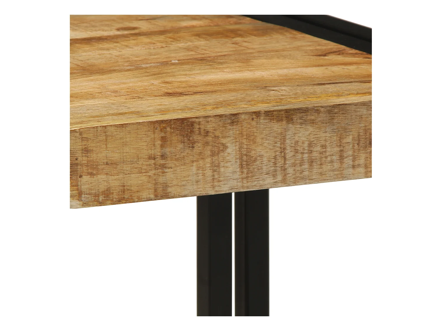 Table basse 40x50x38 cm en bois de manguier massif