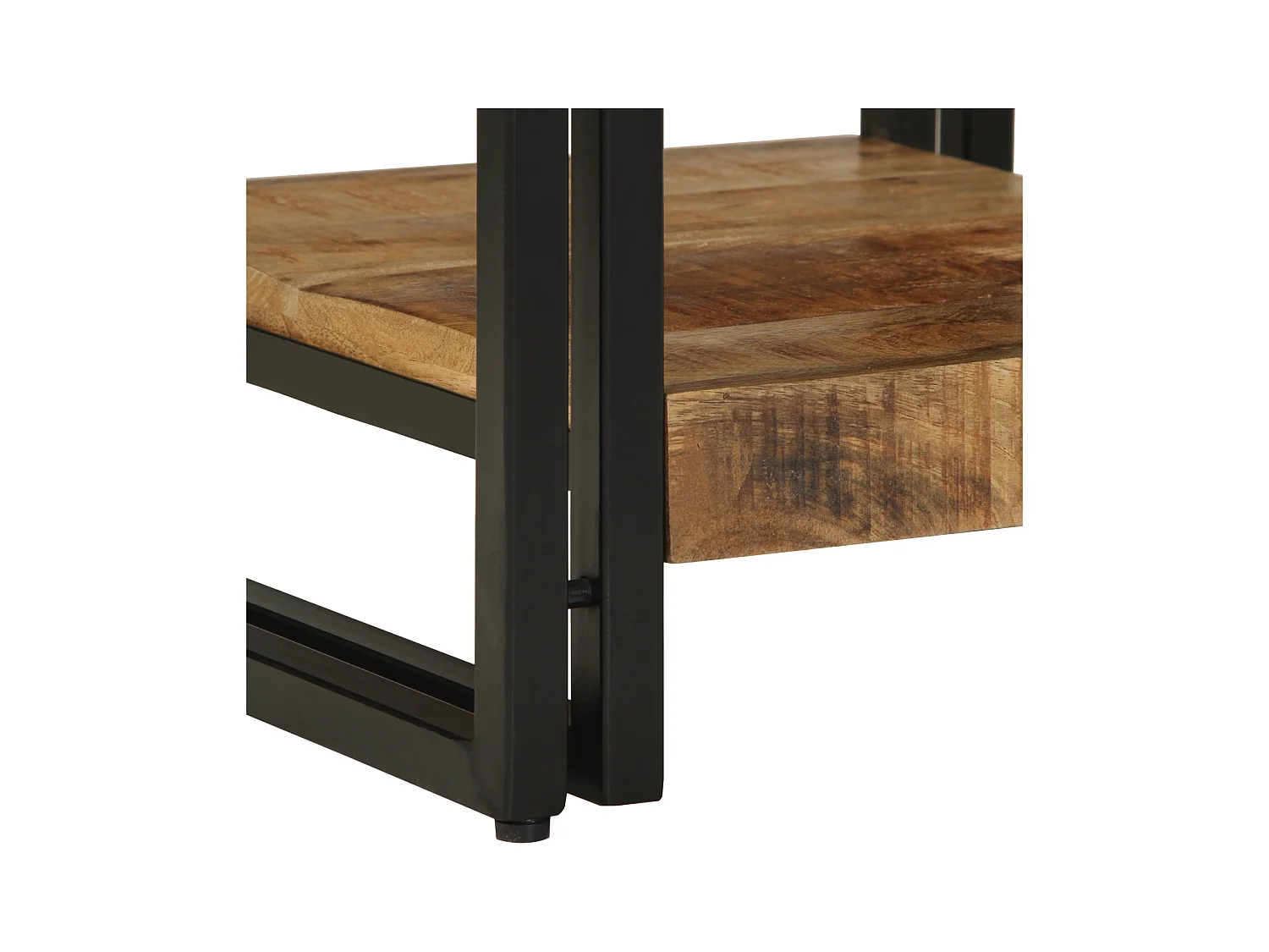 Table basse 40x50x38 cm en bois de manguier massif